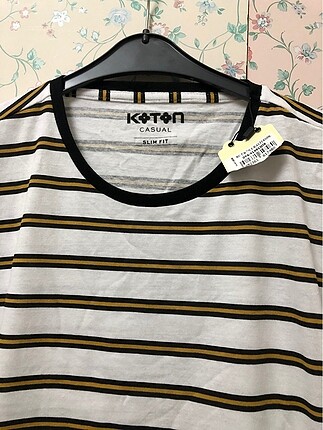 Koton Cizgili Tshirt