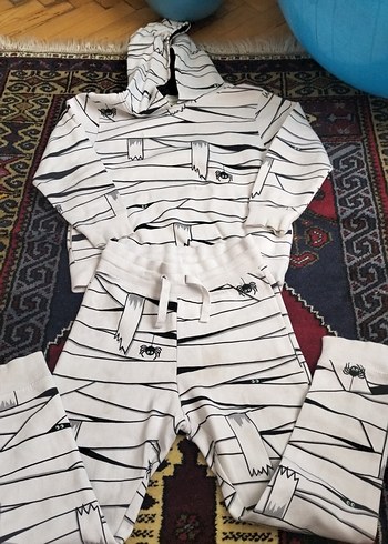 H&M Kapüşonlu örümcek Desenli Çocuk Takımı