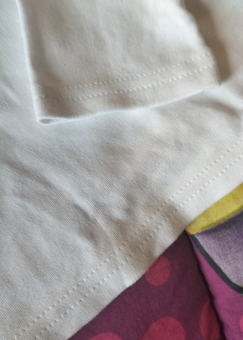 Kız Çocuk Beyaz Pamuklu Uzun Kollu Tişört - Görsel 5