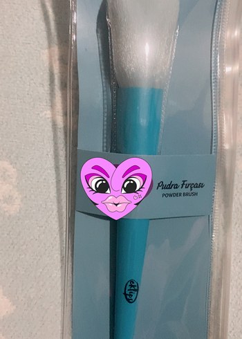 Turkuaz Pudra Fırçası