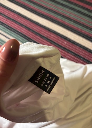 Drapeli Beyaz Balıkçı Yaka Bluzu - Görsel 5