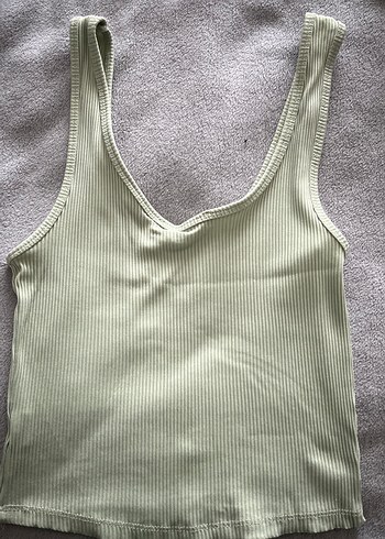 Yeşil Pamuklu Mini Atlet - Görsel 2