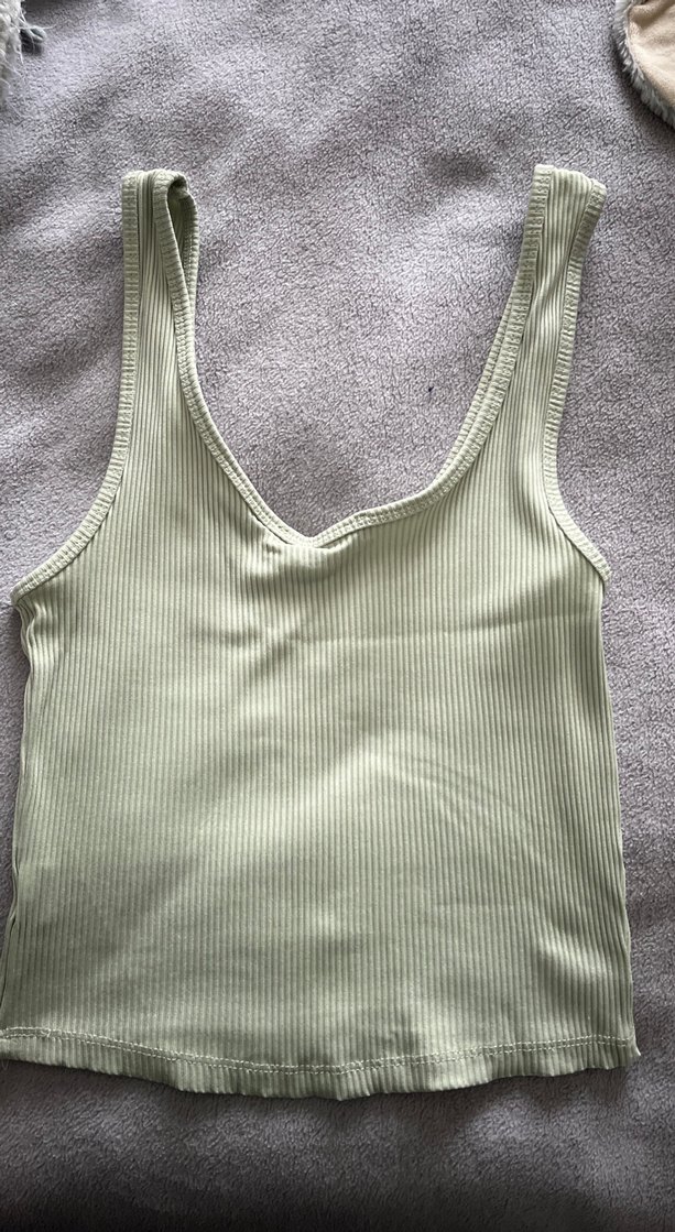 Yeşil Pamuklu Mini Atlet - Görsel 2