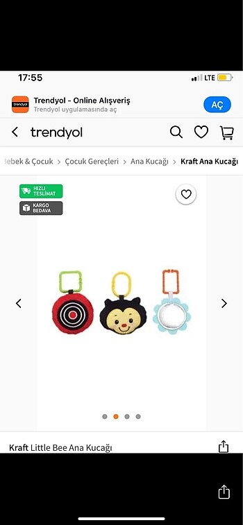 Kraft Kraft little bee ana kucağı