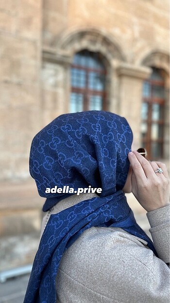 İthal yün ipek şal saks