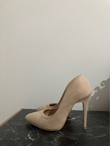 Bambi Stiletto nubuk ayakkabı