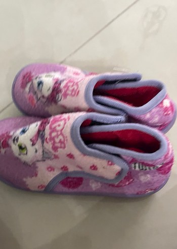 27 Beden pembe Renk Kız çocuk panduf