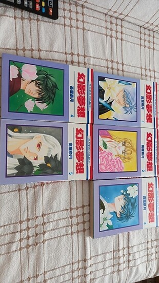 Japonca anime manga kitap seti