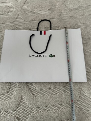 Lacoste kahıt poşet