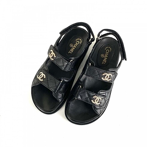 CHANEL DAD CLASSİC SANDALET GOLD