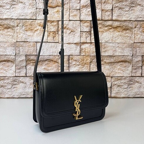Beden YSL SAİNT LAURENT SOLFERİNO MEDİUM İGUANA BASKİ SİYAH