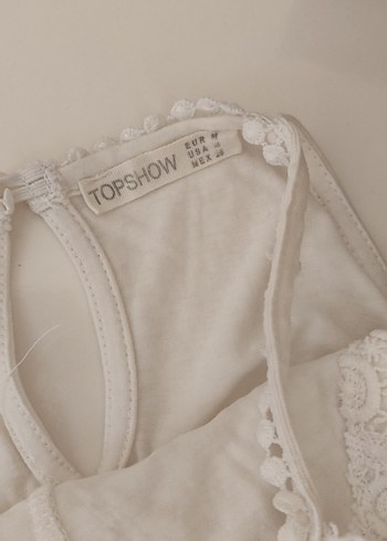 Topshop Dantel Detaylı Bohem Bluz