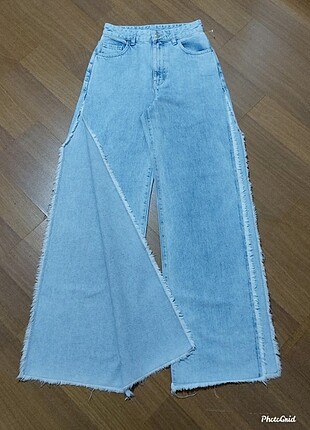 BERSHKA DENIM Yirtmaçlı Jeans Pantalon