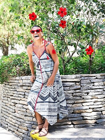 Anthropologie Askılı Elbise