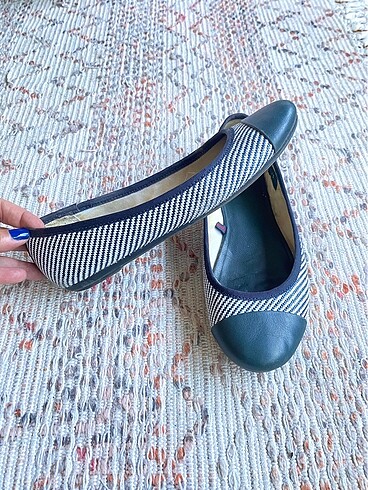 37 Beden lacivert Renk Tommy Hilfiger Babet