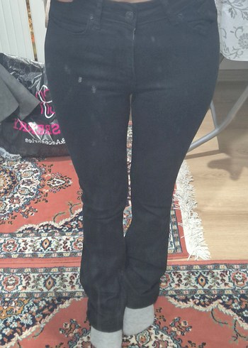 Siyah Kot Pantolon - Görsel 2