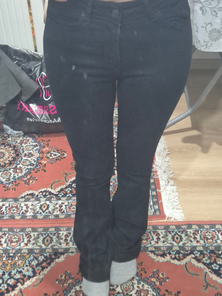 Siyah Kot Pantolon - Görsel 2