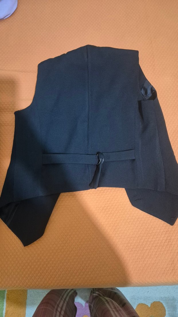 Siyah Düğmeli kadın Yelek - Görsel 2