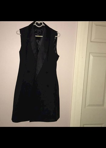 xs Beden zara orj Siyah Yelek elbise