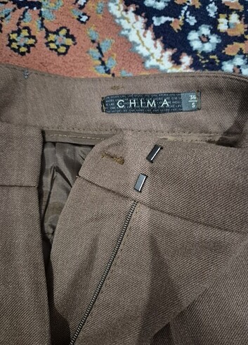 Chima Chima marka taba kahve rengi kışlık pantolon