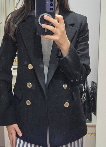 Mango orj. siyah blazer 