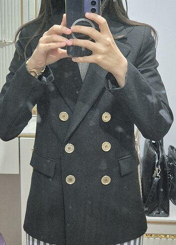 xs Beden Mango orj. siyah blazer