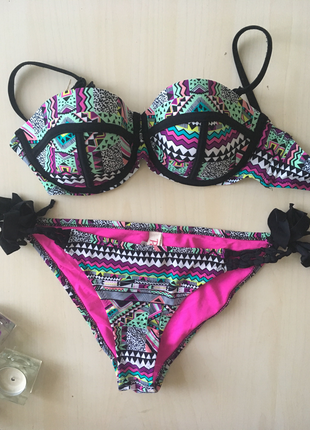38 Beden Renkli bikini