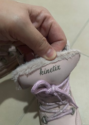 Kinetix Kız Çocuk Pembe Kürklü Tokalı Bot