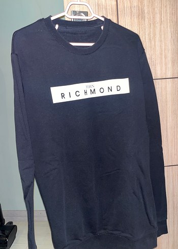 Richmond Siyah RICHMOND Baskılı Kadın Sweatshirt