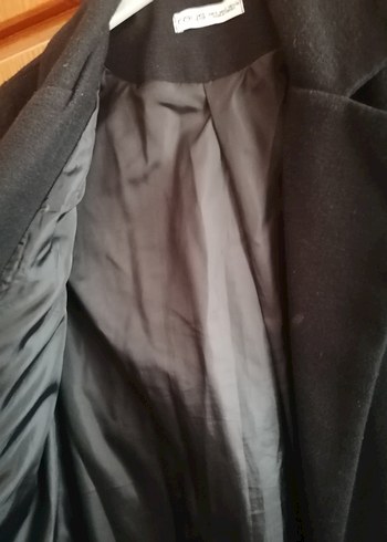 Siyah Kuşaklı Kadın Kaban - Görsel 5