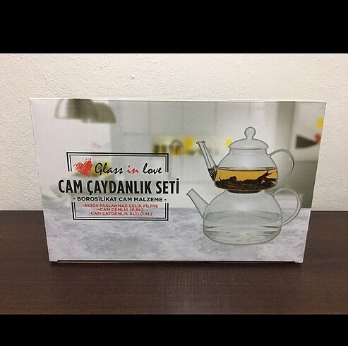 Broksilat Cam Çaydanlık