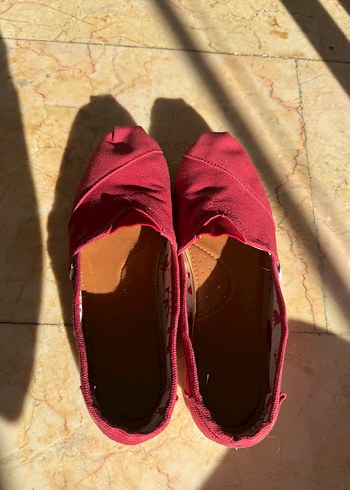 Diğer Bordo Dolgu Topuklu Kadın Espadril
