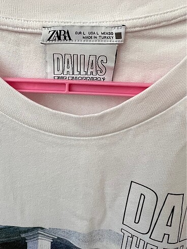 l Beden beyaz Renk Zara Tshirt