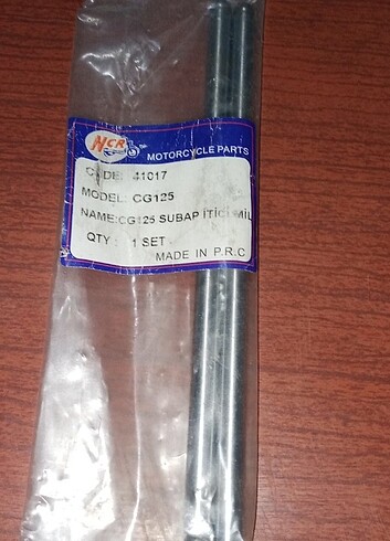 NCR CG 125 SUBAP İTİCİ MİL