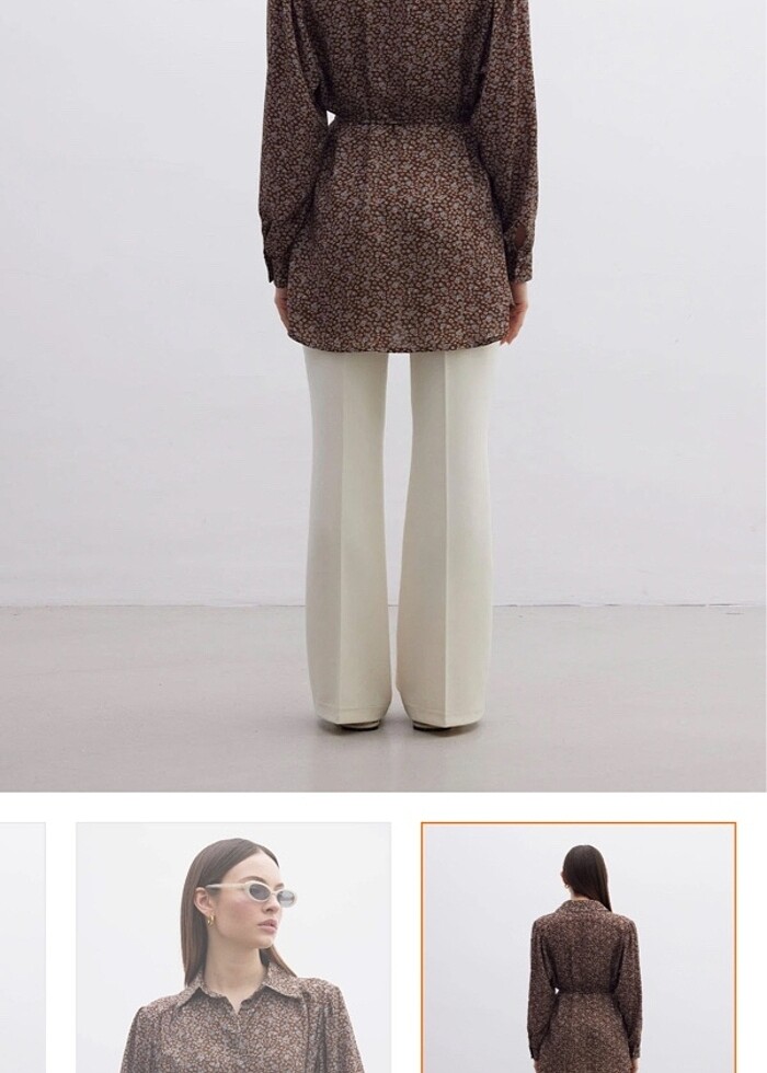 Vıskon retro tarz gömlek - Görsel 2