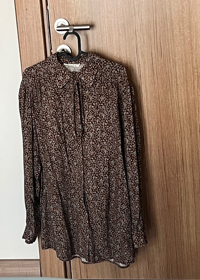 Vıskon retro tarz gömlek - Görsel 4