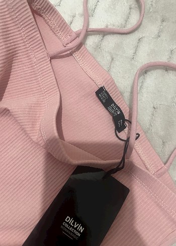 Pembe Straplez Kadın Atlet - Görsel 3