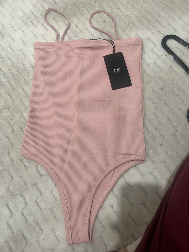 Pembe Straplez Kadın Atlet - Görsel 2