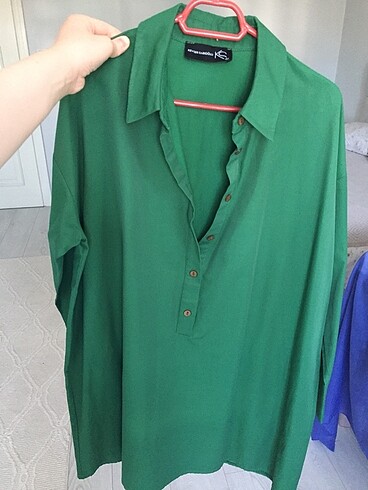 Suud Collection Kadriye baştürk yeşil tunik