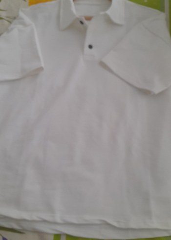 Erkek Beyaz Kısa Kollu Polo Tişört - Görsel 4