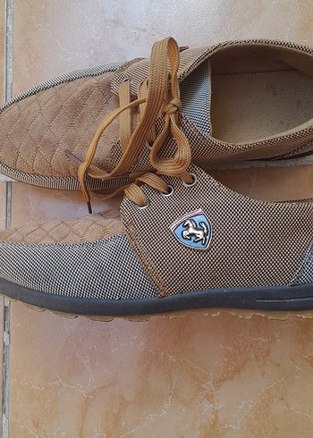 Bej Keten Bağcıklı Erkek Günlük Ayakkabı - Görsel 5