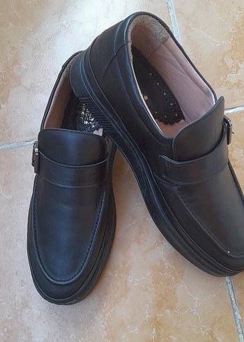 Deri Siyah Tokalı Klasik Erkek Ayakkabısı - Görsel 6