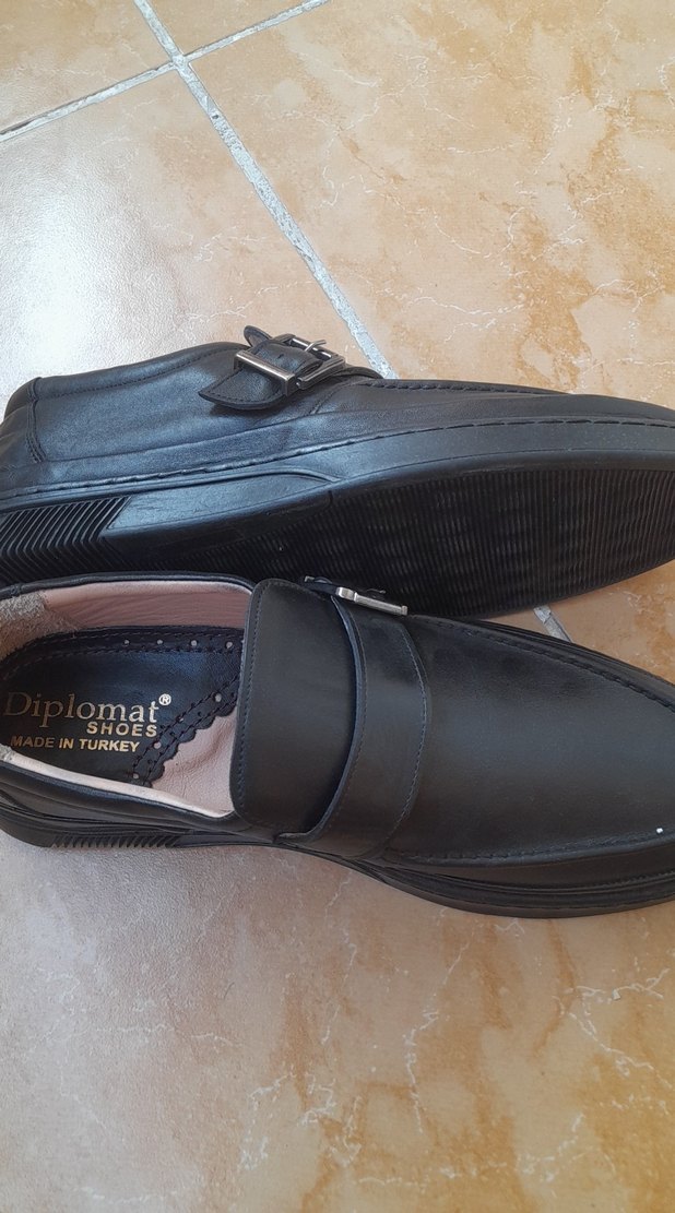 Deri Siyah Tokalı Klasik Erkek Ayakkabısı - Görsel 3