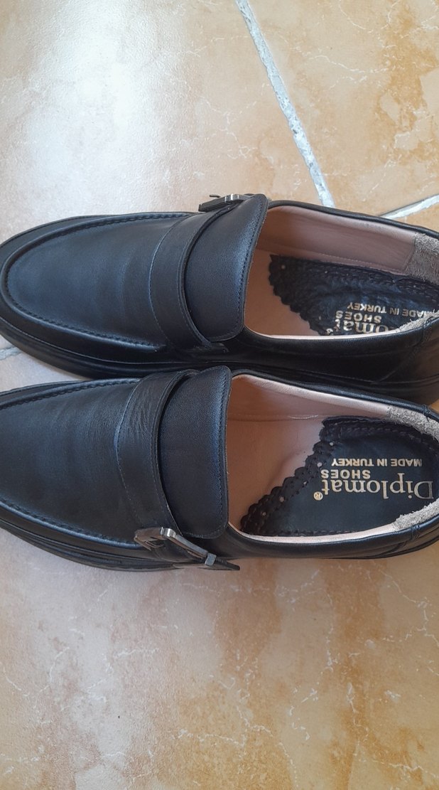 Deri Siyah Tokalı Klasik Erkek Ayakkabısı - Görsel 5