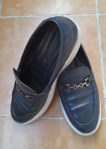 Mavi  Deri Erkek Klasik Ayakkabı. - Görsel 5