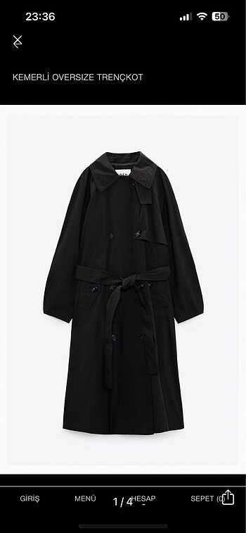 Zara trençkot