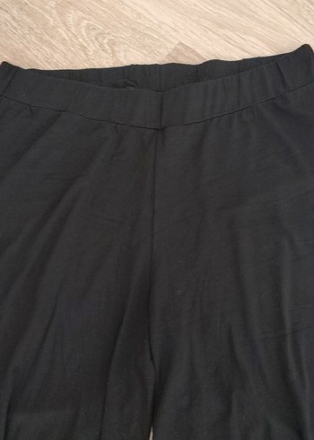 LC Waikiki Siyah Midi Kadın Rahat Kesim Pantolon