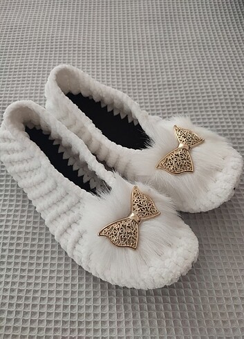 Çeyizlik Kadife Patik - Görsel 2