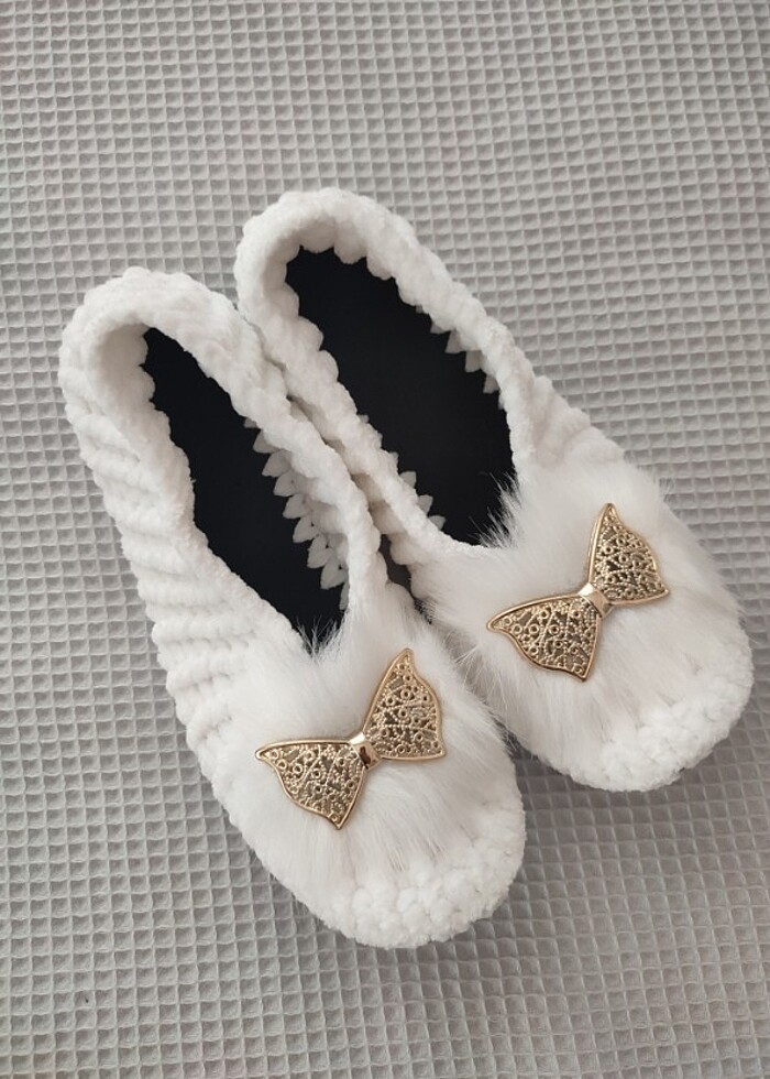 Çeyizlik Kadife Patik - Görsel 3