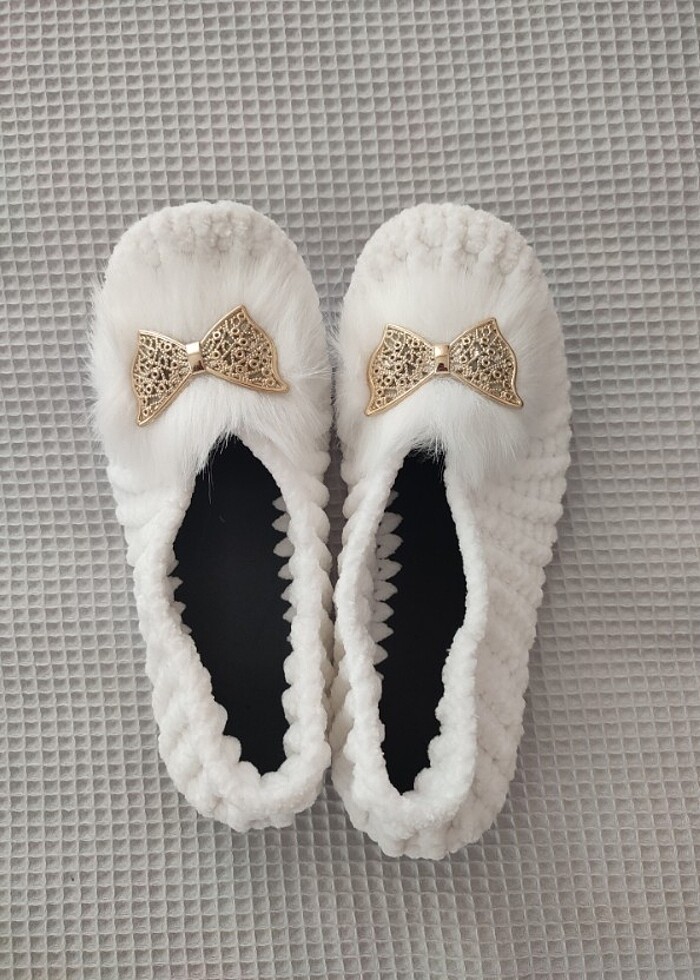 Çeyizlik Kadife Patik - Görsel 5